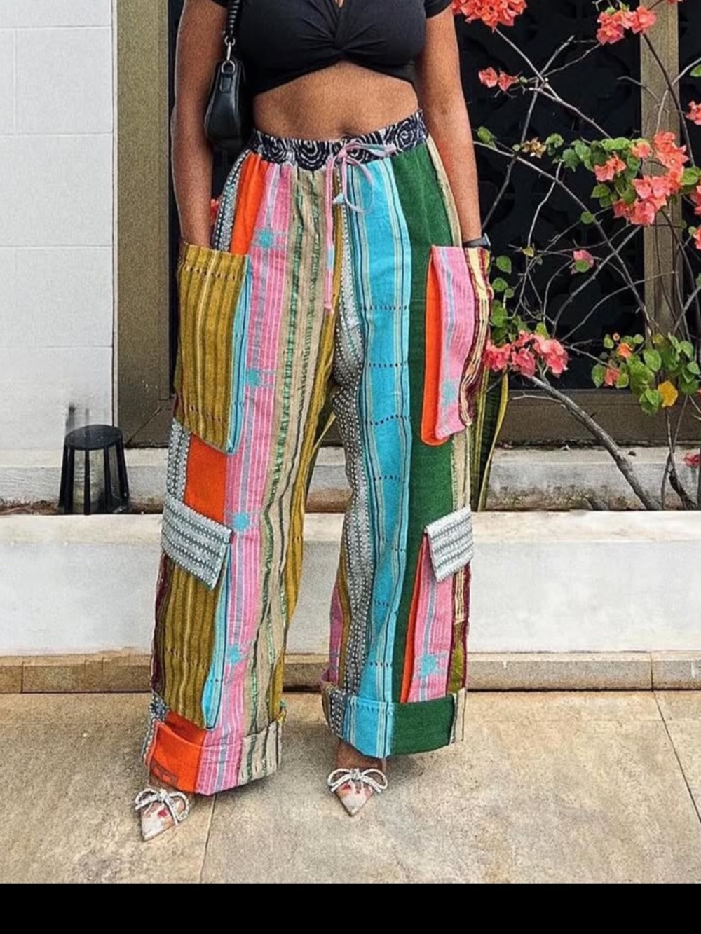 MOYE NIWO WIDE LEG CARGO PANTS 💕 (N225)